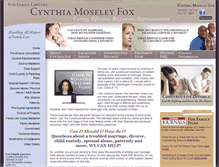 Tablet Screenshot of foxfamilylawyers.com